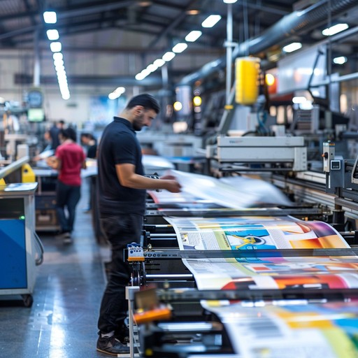Professional printing machine used for commercial printing in Oman